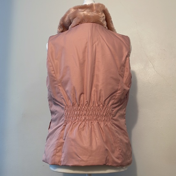 LIZ CLAIBORNE mars puffer vest with faux fur (23G9C57) - Picture 3 of 15